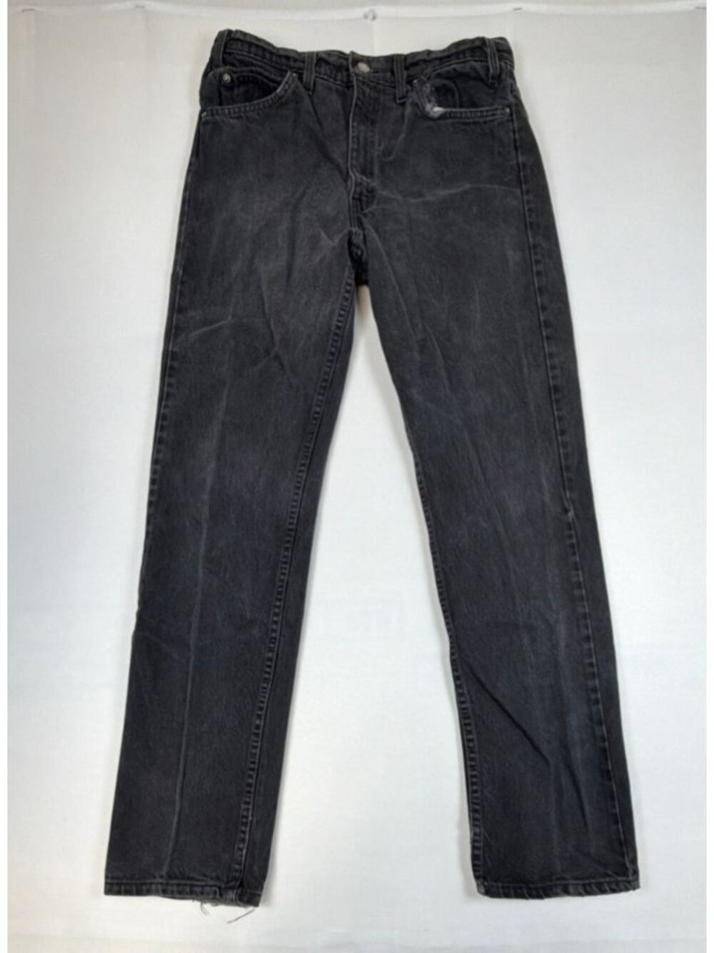 Levi’s 505 Men 34x34 Vintage Black Denim Straight Leg Made in USA 90s Black Tab